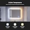 Anzzi 24in x 31in LED Front/Back Light Magnifying Bathroom Mirror With Defogger BA-LMDFX012AL - alternate 3